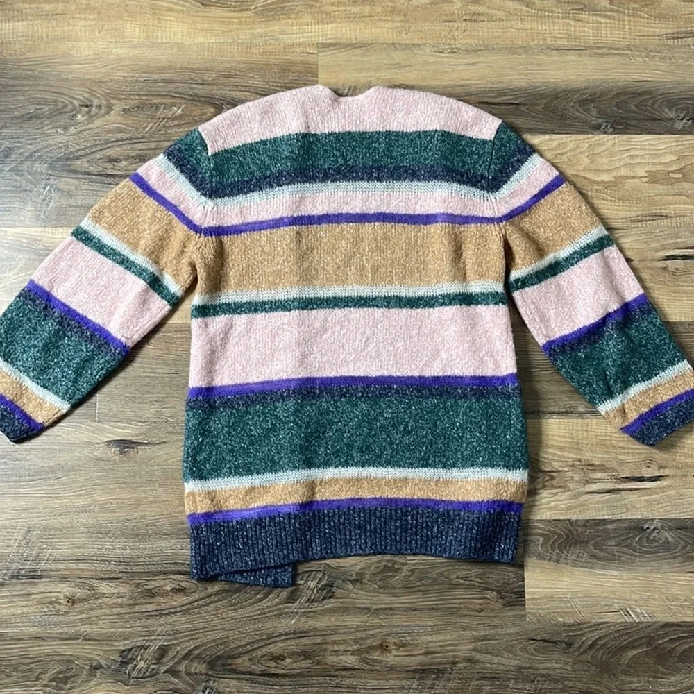 Veronica Beard Multicolor Striped Cardigan - Picture 7 of 8
